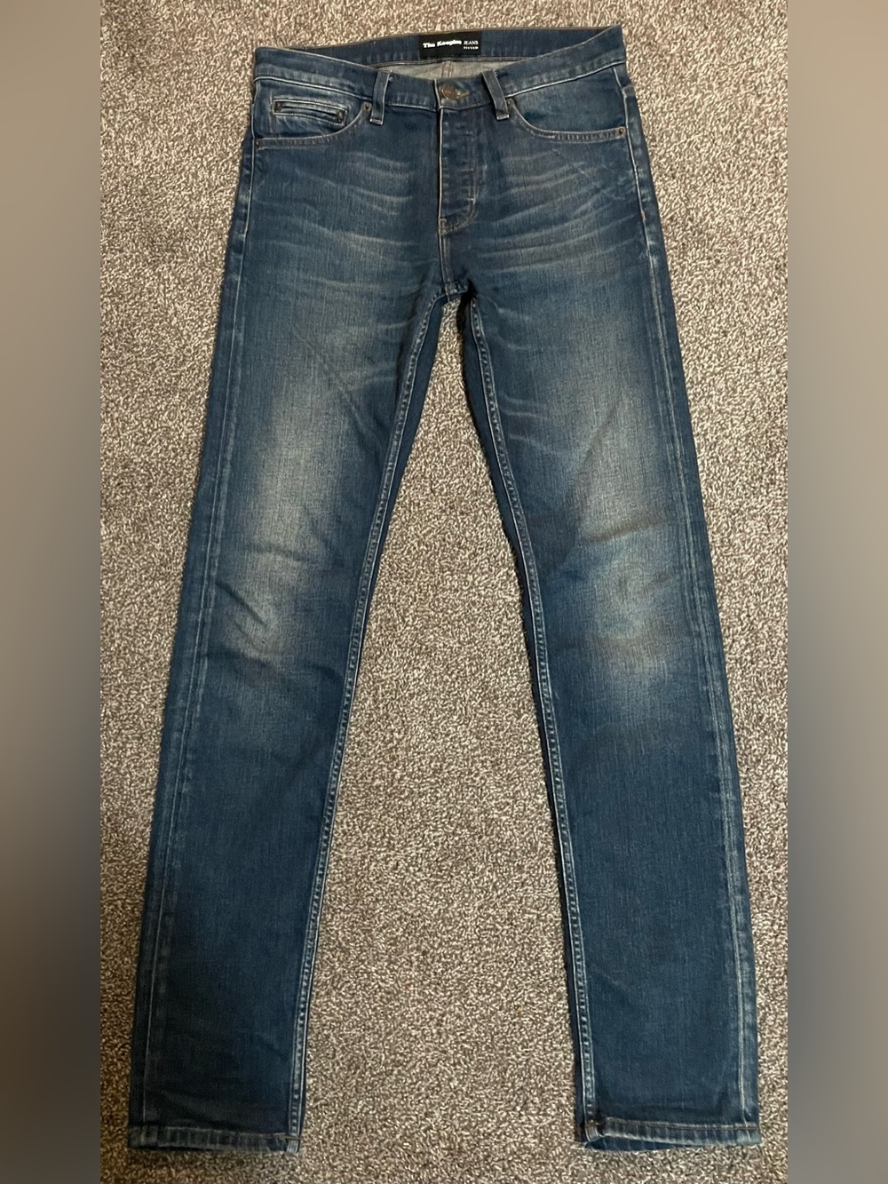 The Kooples Men's Slim Skinny Jeans in Dark Blue Wash
